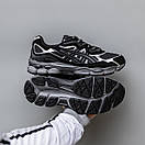 Кросівки чоловічі чорні Asics Gel NYC Black Grey (19629), фото 3