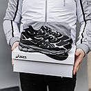 Кросівки чоловічі чорні Asics Gel NYC Black Grey (19629), фото 4