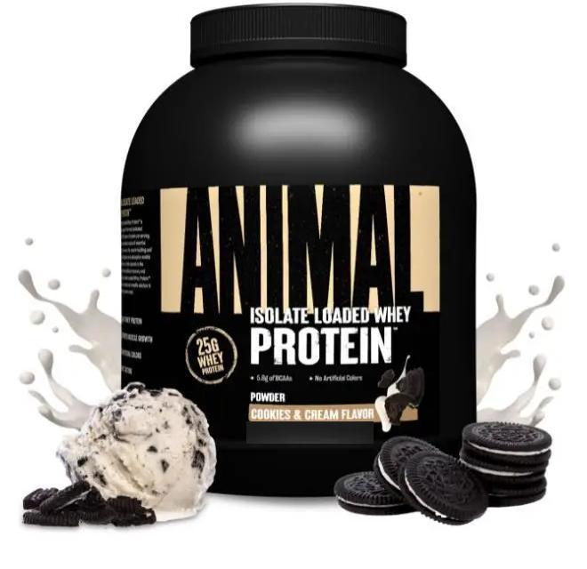 Протеїн UNIVERSAL Animal Isolate Loaded Whey Protein 1,81kg Смак:cookies cream, фото 1