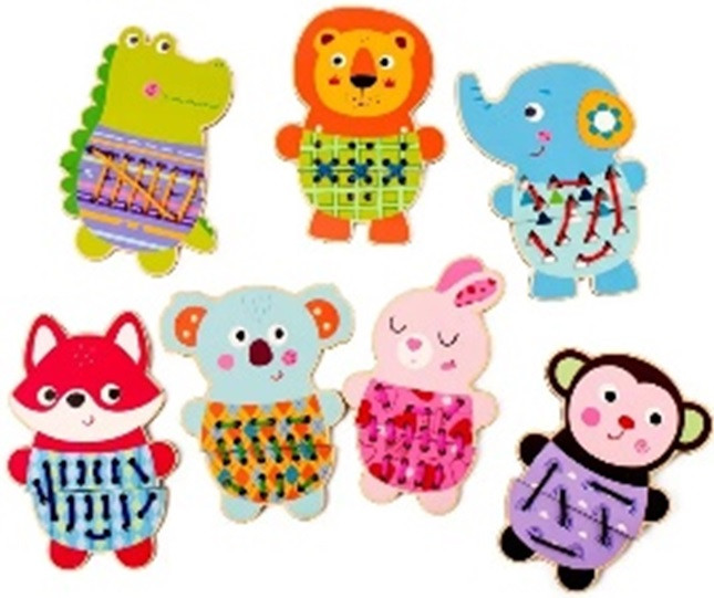 Дерев'яна іграшка Шнурівка C15018, фото 1