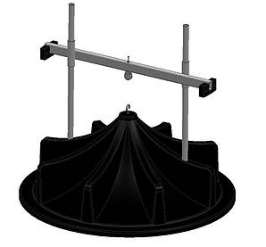 Повітряний розподілювач для шахти 650 мм