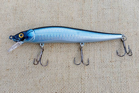 Воблер для лову щуки "Minnow" плаваючий 12см/14г., фото 1