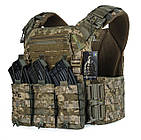 Плитоноска Warmor Gen.3 Pro ПІКСЕЛЬ + 3 підсумки