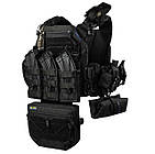 Плитоноска Warmor Gen.3 Мах Pro ЧОРНА + 9 підсумків