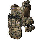 Плитоноска Warmor Gen.3 Мах Pro МУЛЬТИКАМ + 9 підсумків