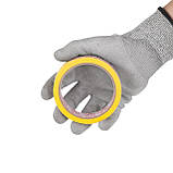 Стрічка малярська 25 мм, 20 м, жовта INTERTOOL DM-2520, фото 4