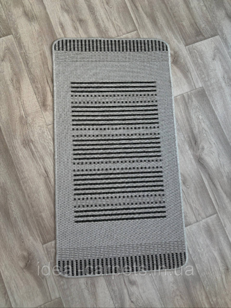 Килим без ворсу 2х3м на гумовій основі 0661 Сірий, фото 1
