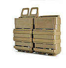 Подвійний підсумок під магазин типу Fast Mag Pouch AR/AK 5.56/7.62 койот
