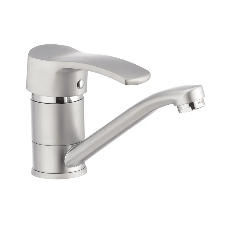 Змішувач для умивальника Haiba Focus 004 матовий (вилив 15 см) (HB0116), фото 1