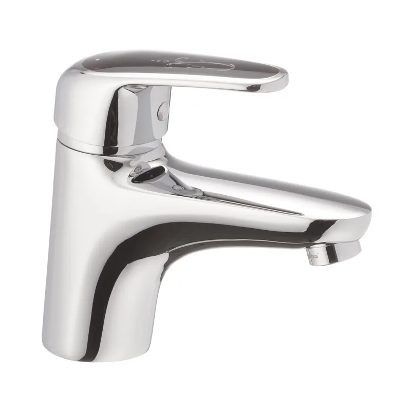 Змішувач для умивальника Haiba Magic 001 з чорною ручкою (HB0661), фото 1