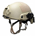 Каска, шолом тактичний, захист FAST NIJ IIIA Балістичний шолом, койот