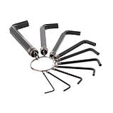 Набір ключів Г-подібних шестигранних 10шт INTERTOOL HT-1842, фото 3