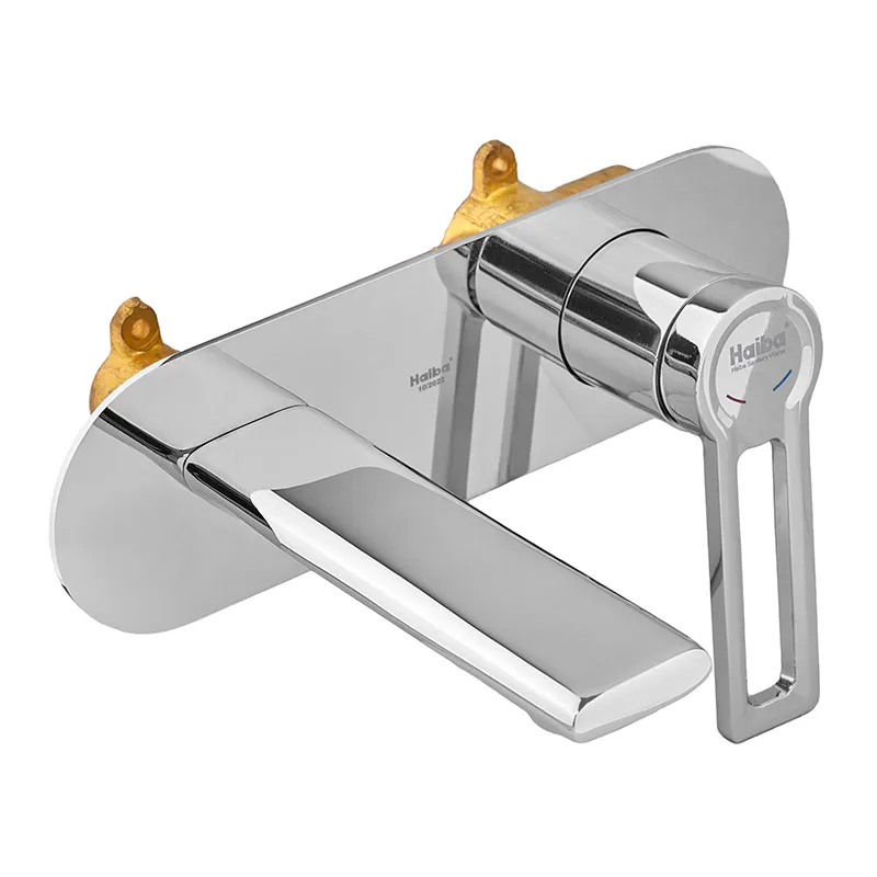 Змішувач для умивальника Haiba Bavariya 001 WALL (HB3961), фото 1