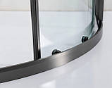 Душова кабіна VIVIA Emma HL 90х90х190 см без піддону прозоре скло 8 мм розсувні двері, фото 5