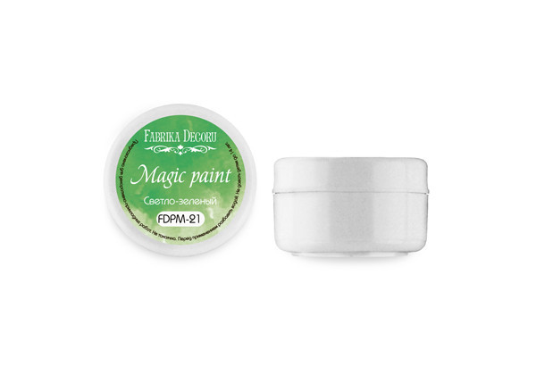 Суха фарба "Magic paint" колір "Світло-зелений", 15 мл