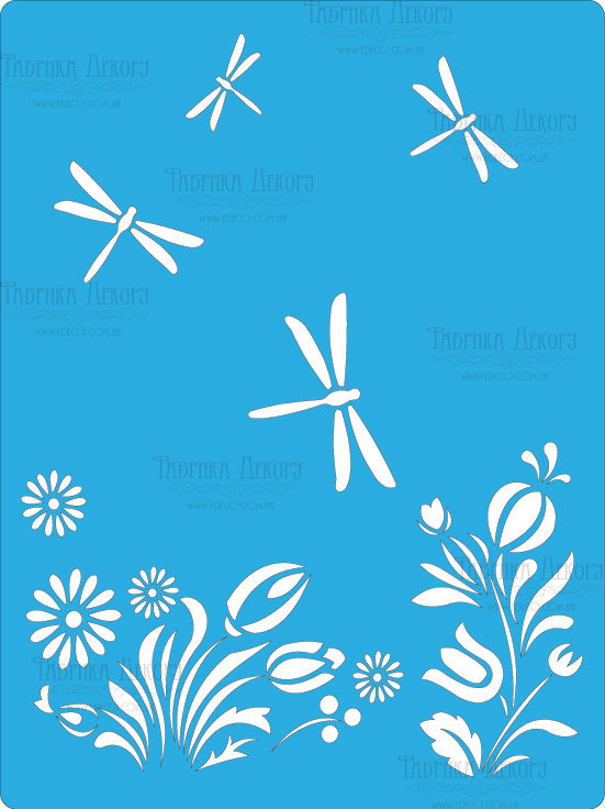 Трафарет –113. «Весняна рапсодія», фото 1