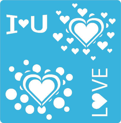 Трафарет — 111. «Любов», фото 1