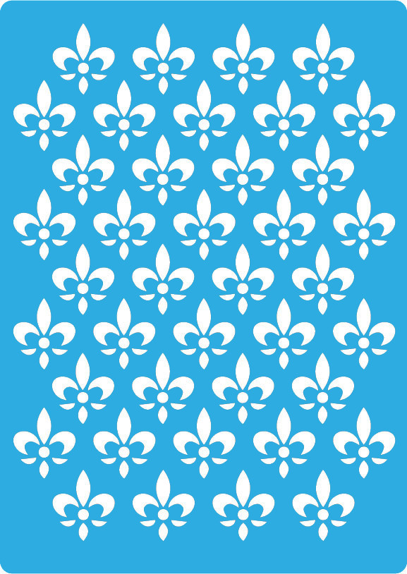 Трафарет — 104. «Лілії геральдика 2», фото 1