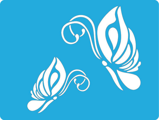 Трафарет -99. «Метелики 2», фото 1