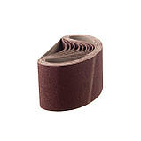 Стрічка шліфувальна 75*457 мм, зерно 80, уп. 10 шт INTERTOOL BT-0308, фото 4