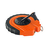 Рулетка Polax геодезична скловолокно 30 м (29-006), фото 3