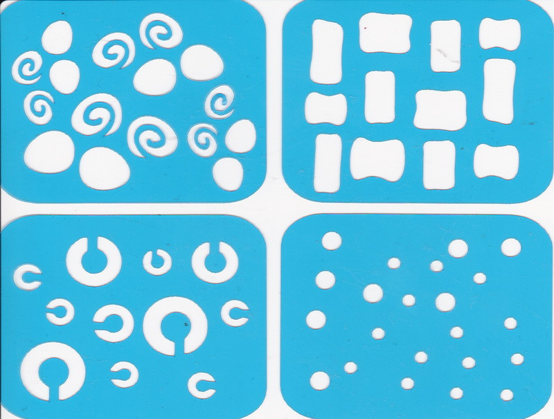 Набір трафаретів — 75. «Міні-фон 01», фото 1