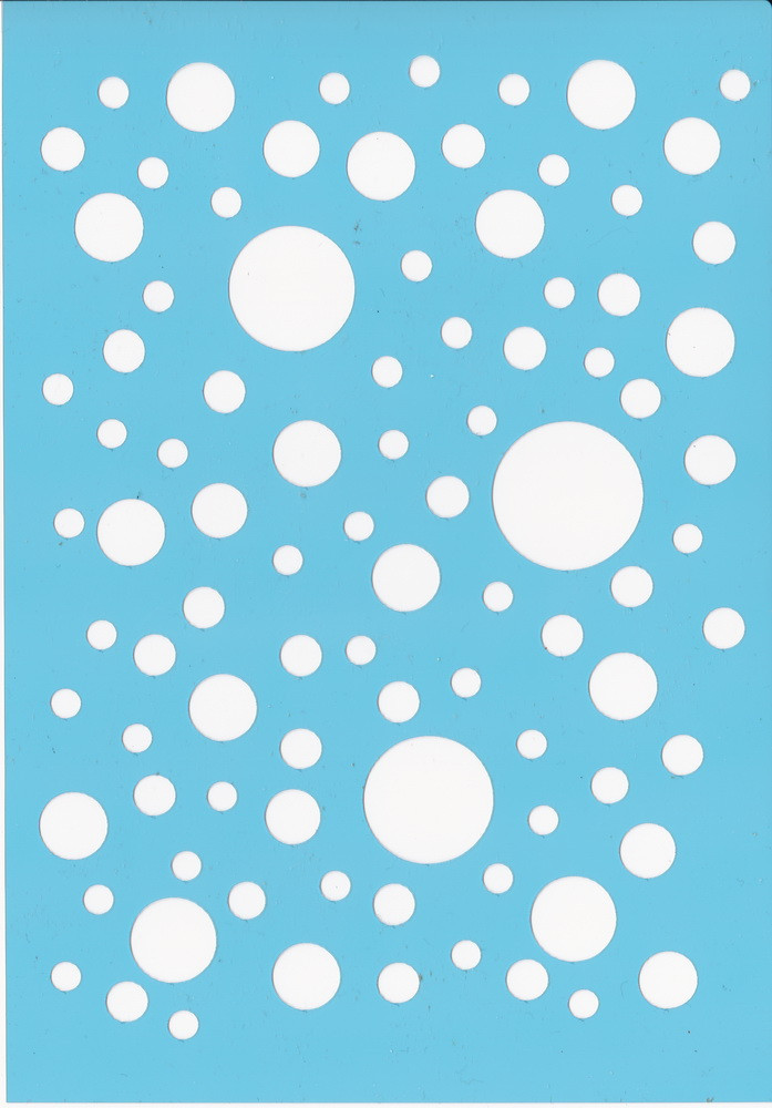 Трафарет — 37. "Горошок асорті", фото 1