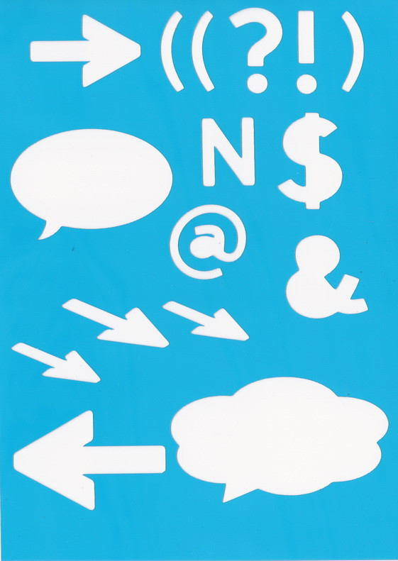 Трафарет — 16. "Знаки "., фото 1