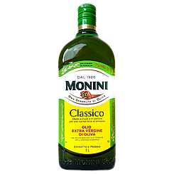 Олія оливкова класична Моніні Monini Classico 1L 12шт/ящ (Код: 00-00000620)