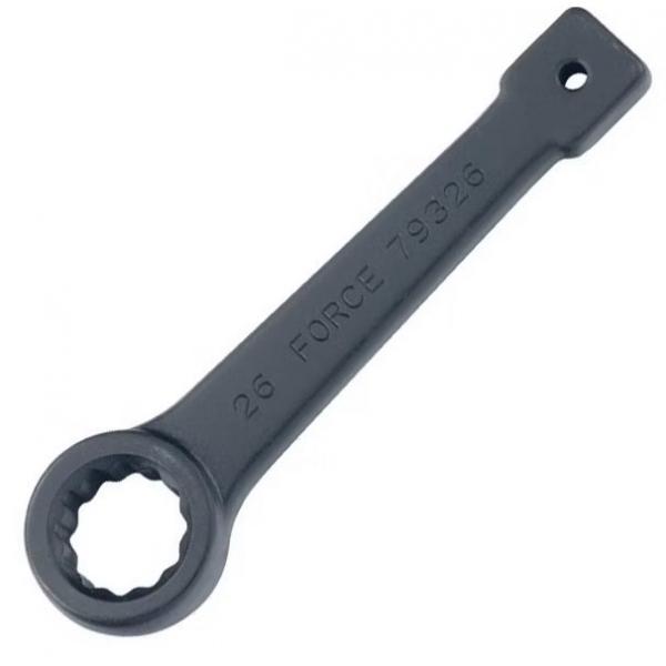 Ключ накидний ударний 19 мм, L = 163 мм (FORCE 79319)