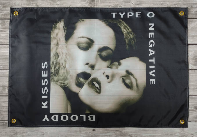Прапор Type O Negative - Bloody Kisses 60х90 см, фото 1