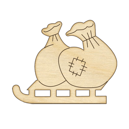 Заготовка з фанери No32. САНКИ