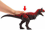 Динозавр Карнотавр Світ Юрського Періоду - Dinosaur Carnotaurus Jurassic World JCG20 Mattel Оригінал, фото 6