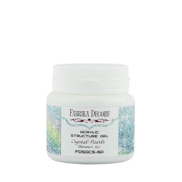 Текстурна паста «Хрустальна.Мерцельний лід», 50 мл, фото 1