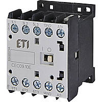 Контактор мініатюрний ETI CEC 09.10-230V-50/60Hz (9A; 4kW; AC3) (4641066)