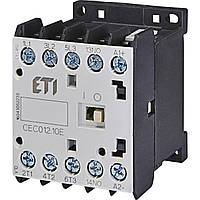Контактор мініатюрний ETI CEC 12.10-230V-50/60Hz (12A; 5,5kW; AC3) (4641078)