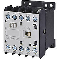 Контактор мініатюрний ETI CEC 16.10-230V-50/60Hz (16A; 7,5kW; AC3) (4641090)