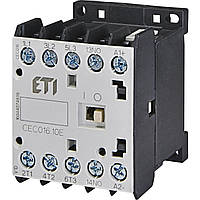 Контактор мініатюрний ETI CEC 16.10-24V DC (16A; 7,5kW; AC3) (4641106)