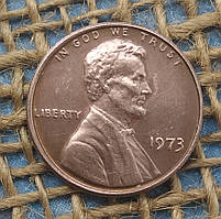 1 цент 1973 року.  США