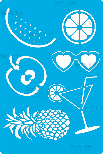 Трафарет — 209 "Літній відпочинок", фото 1