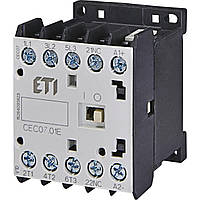 Контактор мініатюрний ETI CEC 07.01 230V AC (7A; 3kW; AC3) (4641060)