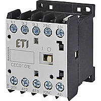 Контактор мініатюрний ETI CEC 07.01 24V AC (7A; 4kW; AC3) (4641056)