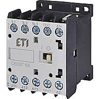Контактор мініатюрний ETI CEC 07.10 24V DC (7A; 3kW; AC3) (4641100)