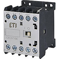 Контактор мініатюрний ETI CEC 07.10 400V AC (7A; 4kW; AC3) (4641055)