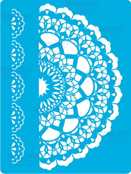 Трафарет — 186. «Ніжне мереживо 3», фото 1