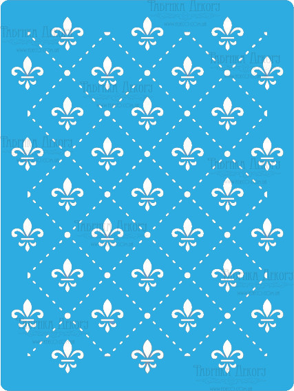 Трафарет -167. «Лілії фон», фото 1