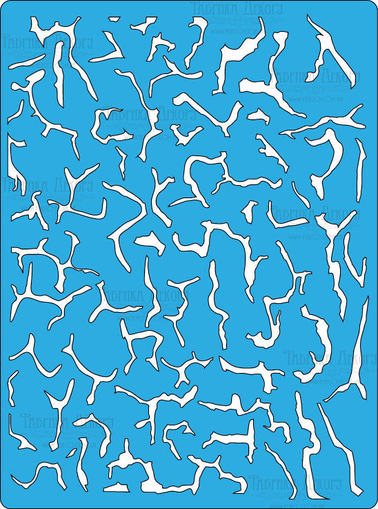 Трафарет –117. «Кракелюри», фото 1