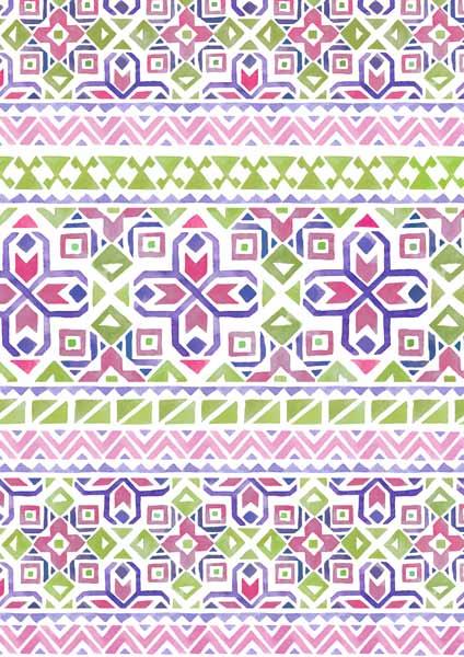 Оверлей Кольоровий орнамент 21х29,7 см, фото 1