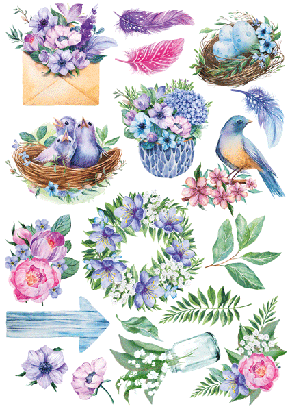 Оверлей Colorful Spring 21х29,7 см, фото 1