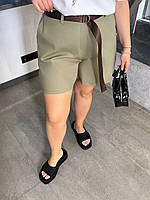 Жіночі джинсові шорти великого розміру, фото 2